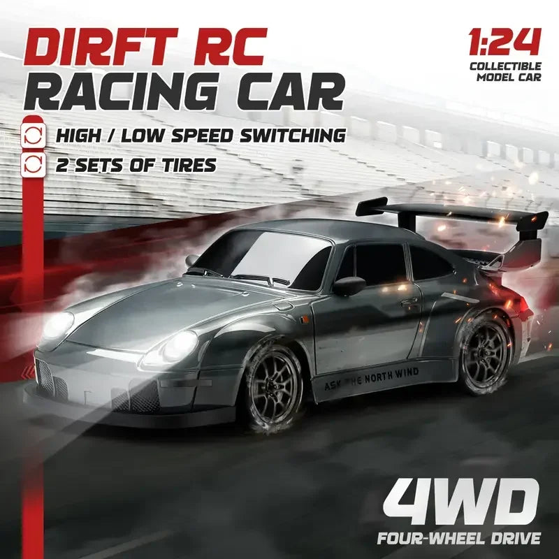 4WD Mini Drift RC Car – High-Speed Remote Control Porsche